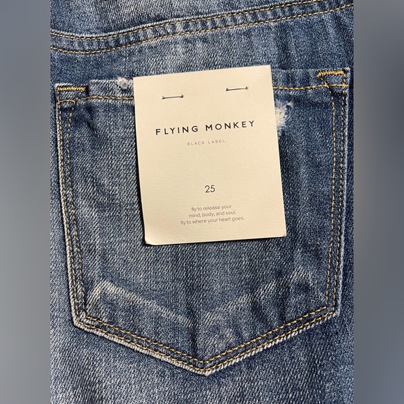NWT Flying Monkey Black Label Denim Skirt Sz 25 - Picture 5 of 10